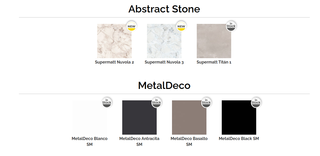 Abstract Stone Supermatt Collection - Natural stone effects