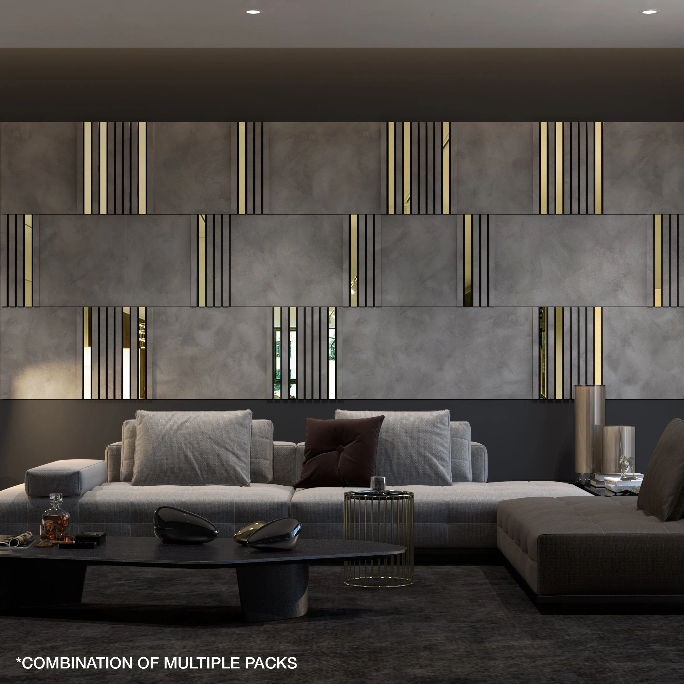 Wall panel feature wall