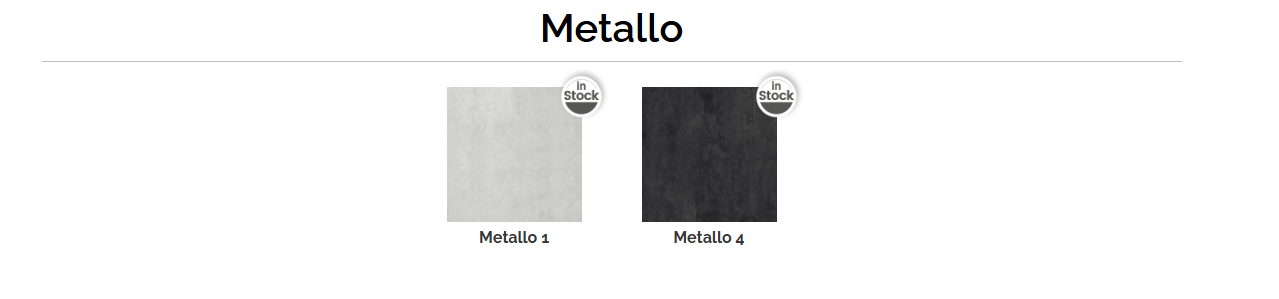 Metallo Collection - Metallic finishes