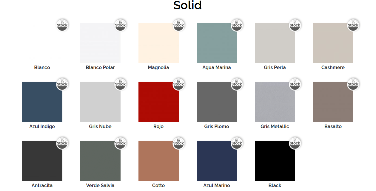 Solid Colors Collection - Premium solid finishes