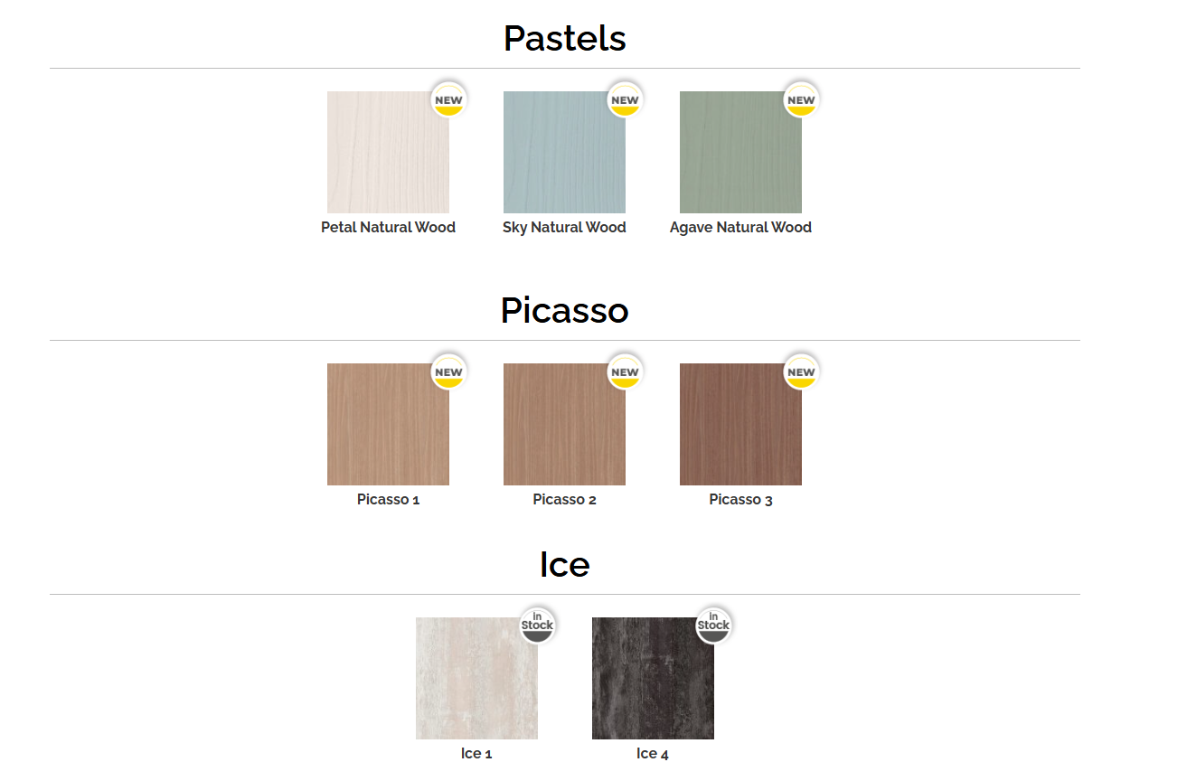 SYNCRON Pastels Collection - Petal, Sky, Agave Natural Wood